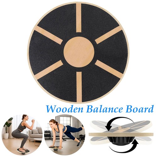 Wooden wobble balance board - wobble,