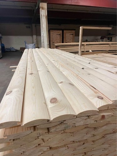 Loglap pine cladding - t&g,