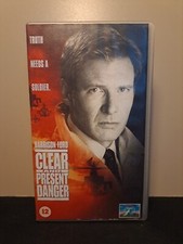 Clear and Present Danger -  1994 VHS - Classic 90's Movie