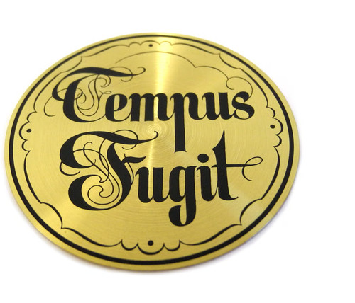Tempus fugit brass finish - fugit,,
