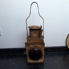ORIGINAL VINTAGES BRITISH RAILWAYS TRAIN TAIL LAMP 