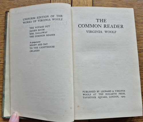 Virginia woolf the common - woolf,