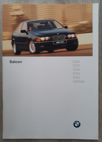 Bmw series e39 brochure - brochure, 1996