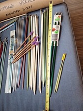 VINTAGE Knitting Needles Various Sizes Lot of 55+ Some NOS Collectible 