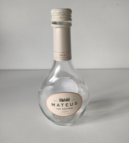 Small empty clear mateus - small, rose
