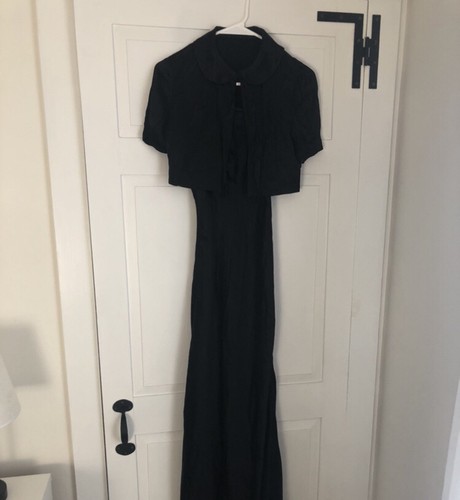 Vintage 1930s black - black, bias
