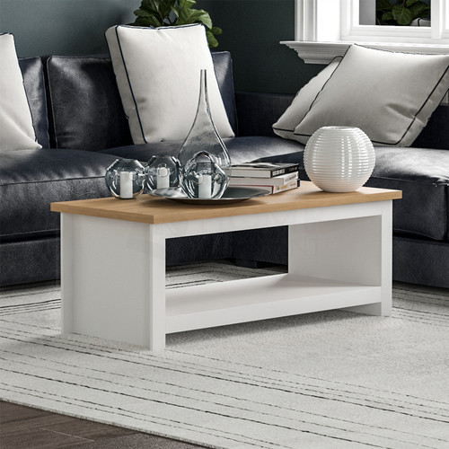 Arlington coffee table shelf - arlington,