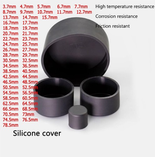 Black round silicone rubber - silicone,
