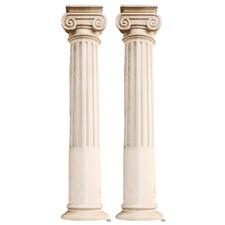 Two Roman Pillars Lifesize