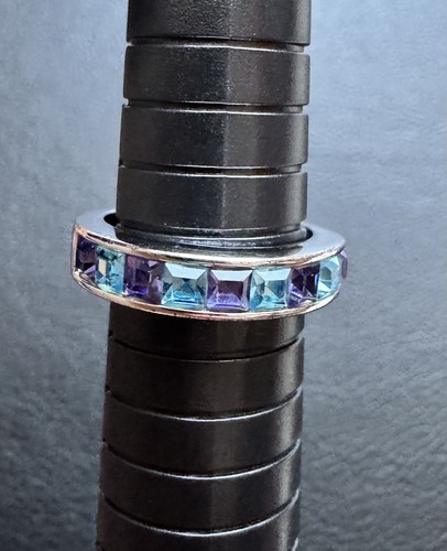 Genuine swarovski ring blue - genuine, ring,
