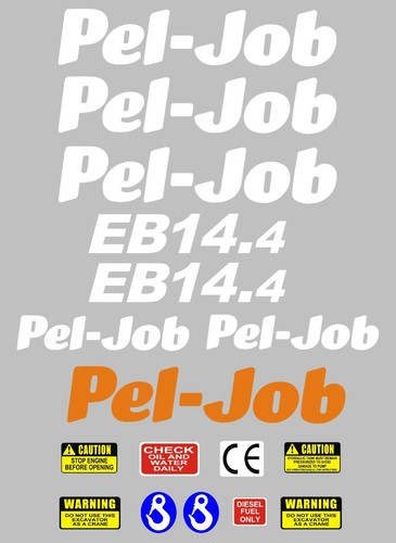 Decal sticker set for - set, pel-job