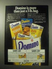 1985 Domino Sugar Ad - More
