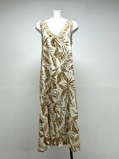 Ex Wallis Leaf Print Trapeze Maxi Dress with Pockets Sizes 16/18 18/20 20/22