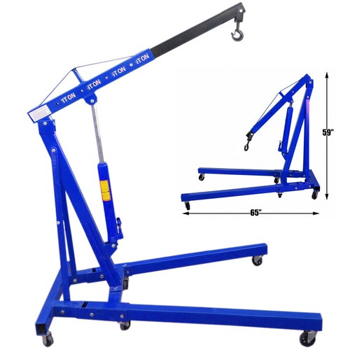 Hydraulic folding engine crane - hydraulic,