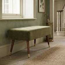 Modern olive green velvet - olive,