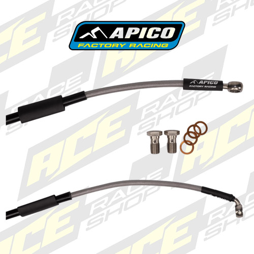 Apico brake hose front - apico, honda