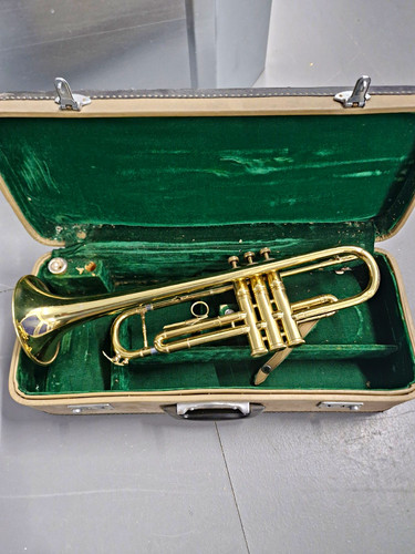 Parrot trumpet gold brass - gold,