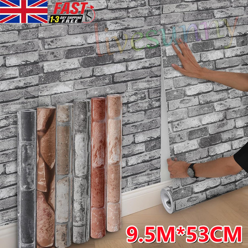 10m realistic brick effect - realistic,