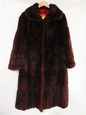 Vintage Brown Genuine Real Fur