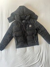 Trapstar Irongate Detachable Hooded Puffer Black Size Medium 