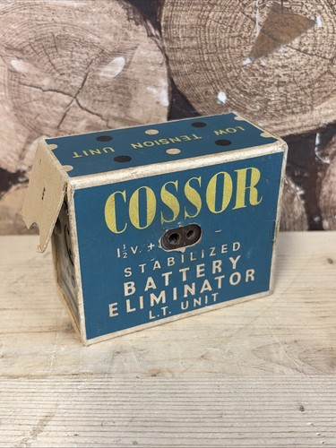 Cossor battery eliminator - battery,