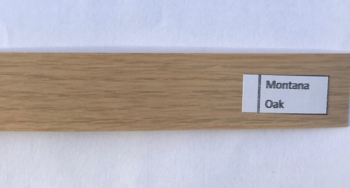 Oak light pre glued - glued, iron