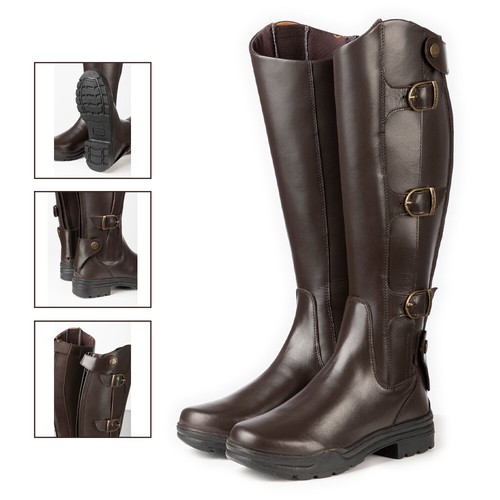 Ladies long riding boots - long,
