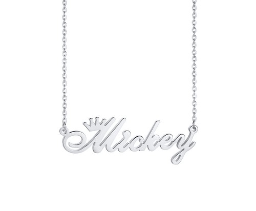Dainty name necklace - dainty,