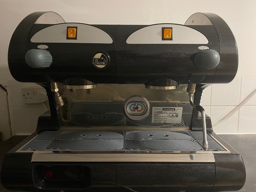 Black pavoni coffee machine - black, la