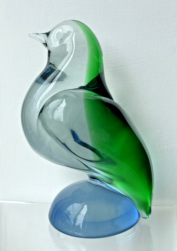 Large vintage mcm solid murano - large,