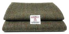 Harris Tweed Green Herringbone