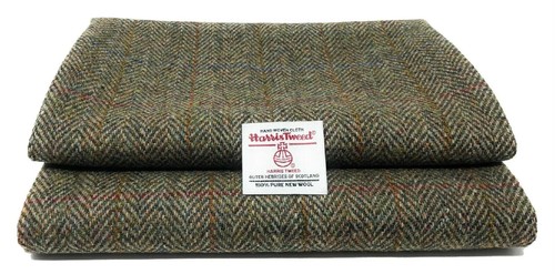 Harris tweed green - harris, herringbone