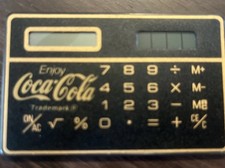 Vintage 89 Solar Calculator Credit Card Size Wallet Pocket Travel ￼