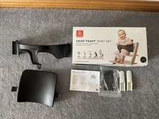 Stokke Tripp Trapp Baby Set - Black & Original Box