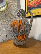 Stunning XL vintage 1970s West German Fat Lava Vase by Scheurich