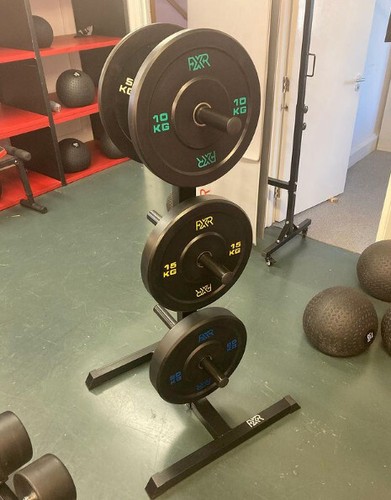 Bumper plate storage rack set - storage,