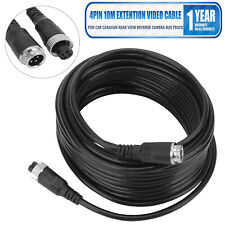 10M 4Pin Video Extension Cable Wire Car Bus Campers Van Rear View Reverse Camera