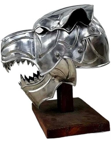 Wolf medieval helmet - medieval, gauge