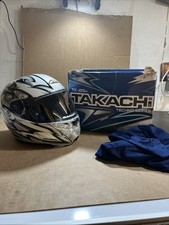 Brand New Takachi Techno Series Helmet Size L with Lifted Visor Free Postage UK