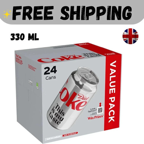 Diet coke can - diet, cola,