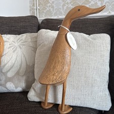 Large Wooden Duck by Dcuk -