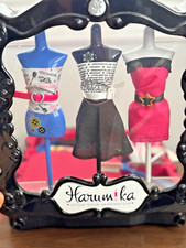 Bandai HARUMIKA Fashion Design Doll CASE Mannequin Fabric Stands SET 2009 Style