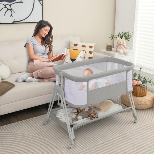 Bedside crib folding sleeper - crib,