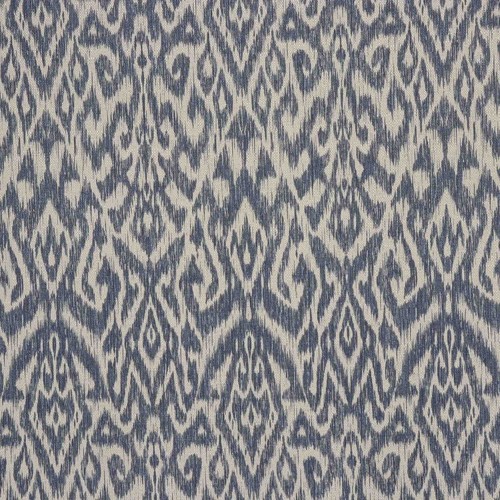 Bohemia ikat indigo fabric - bohemia,