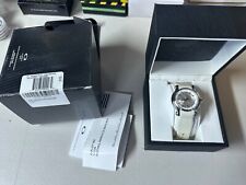 OAKLEY HOLESHOT 3 HAND WATCH w/ WHITE DIAL & LEATHER BAND VERY RARE NEW 10-249