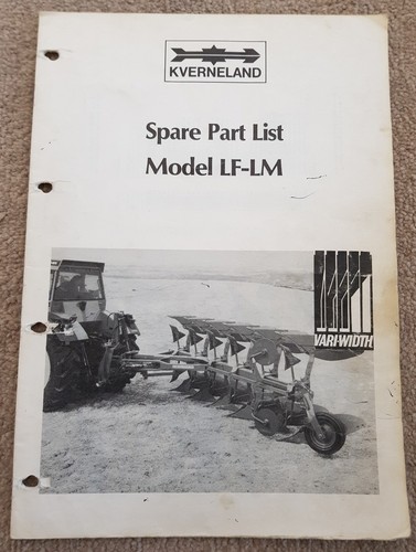 Kverneland plough parts - lf-lm,