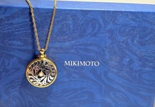 Mikimoto Akoya Pearl pendant magnifying chain  - with original Mikimoto box