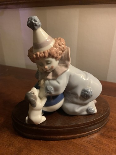 Lladro clown figurine with - figurine,