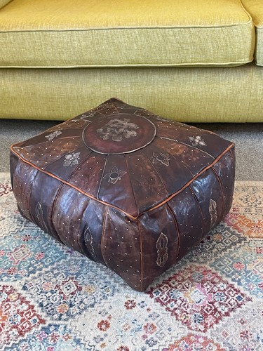 Vintage moroccan leather - vintage,