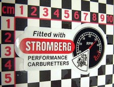 Stromberg Carbs Glass Sticker Hunter Avenger Alpine Holbay Imp Hillman Rootes